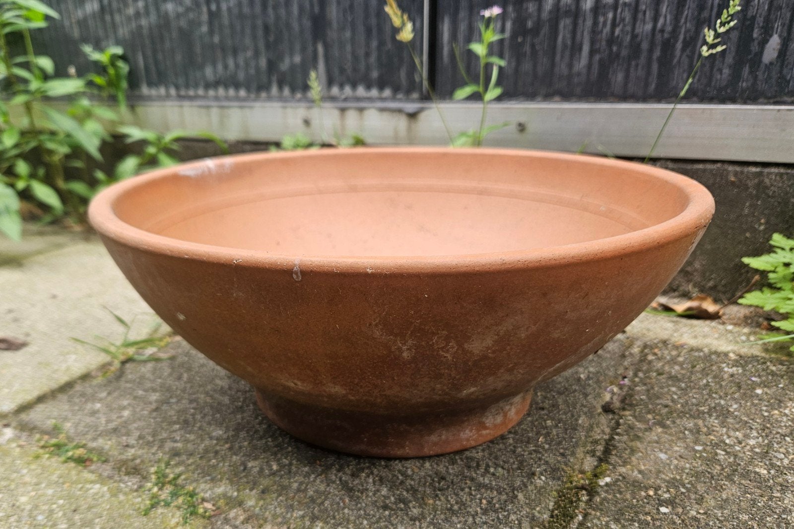 Terracotta Bloempot Schaal 30cm, Ophalen, Steen, Gebruikt, Minder dan 30 cm