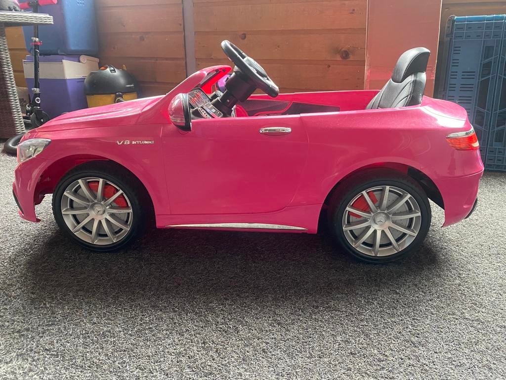 Roze auto, Ophalen, Gebruikt