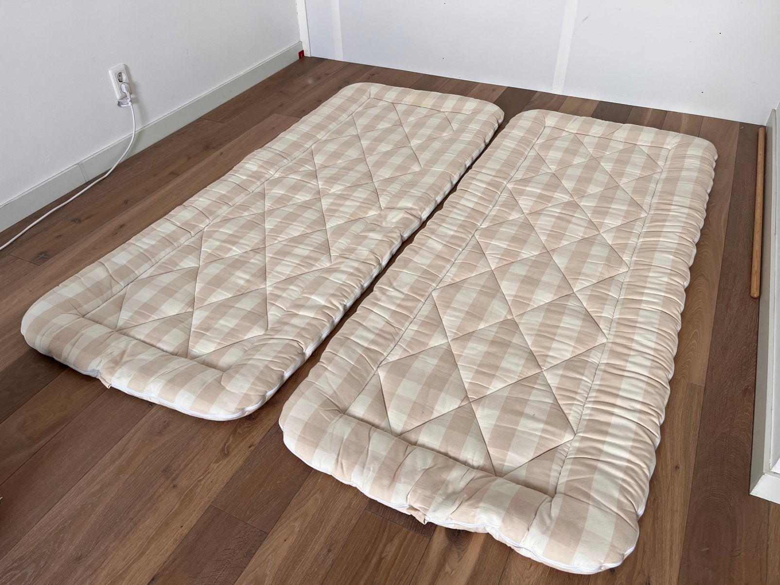 Topper van paardenhaar 160x200cm, Tweepersoons, Ophalen of Verzenden, Zo goed als nieuw, 200 cm