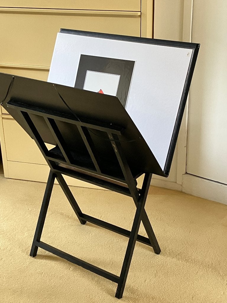 Opklapbare Presentatie Kribbe, Teken standaard, Ophalen, Zo goed als nieuw