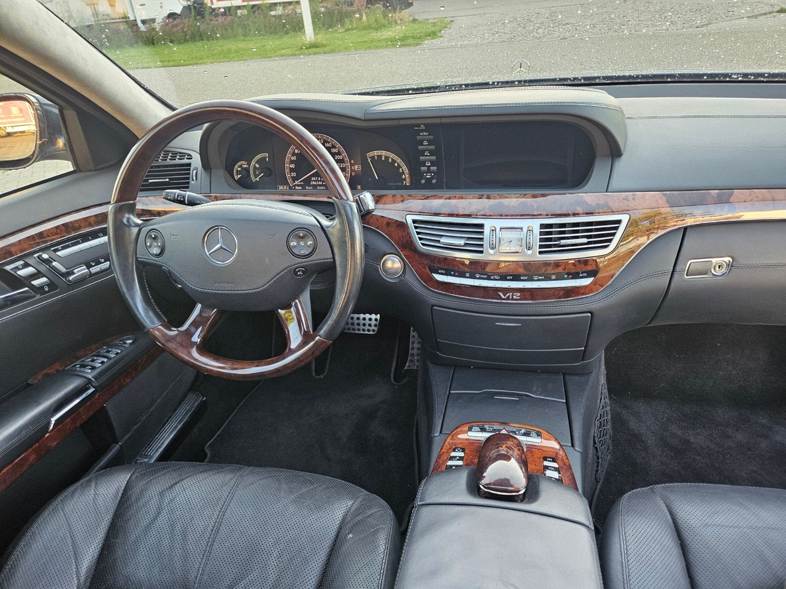Mercedes-Benz S-Klasse 600 V12 | BOMVOL | LANGE VERSIE| RUIL, Auto's, Automaat, Achterwielaandrijving, Lichtsensor, Zwart