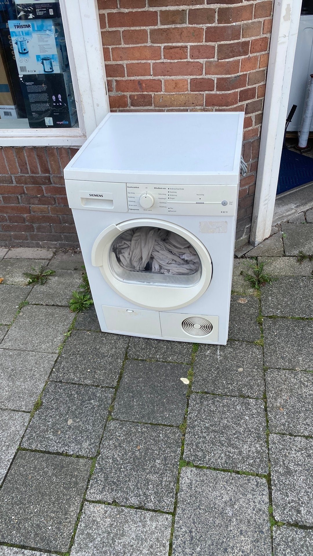 Condensdroger Siemens, Ophalen of Verzenden, Gebruikt, Wit