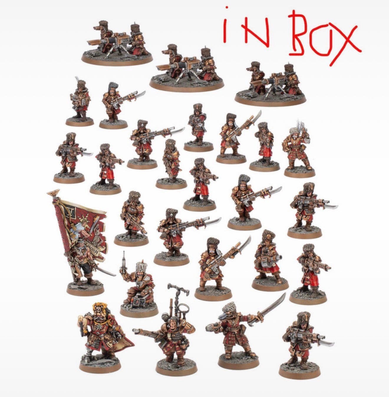 Warhammer 40k vostroyan platoon OOP, Hobby en Vrije tijd, Ophalen of Verzenden, Nieuw, Warhammer 40000, Figuurtje(s)