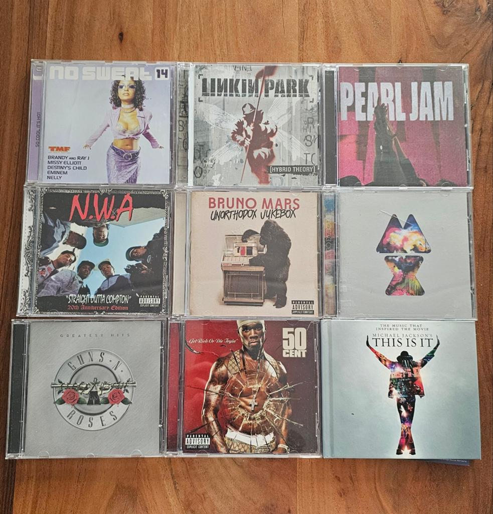 Diverse CD Collectie: Pop, Rock, Hip-Hop (9 stuks), Cd's en Dvd's, Ophalen of Verzenden, 2000 - 2009, Gebruikt