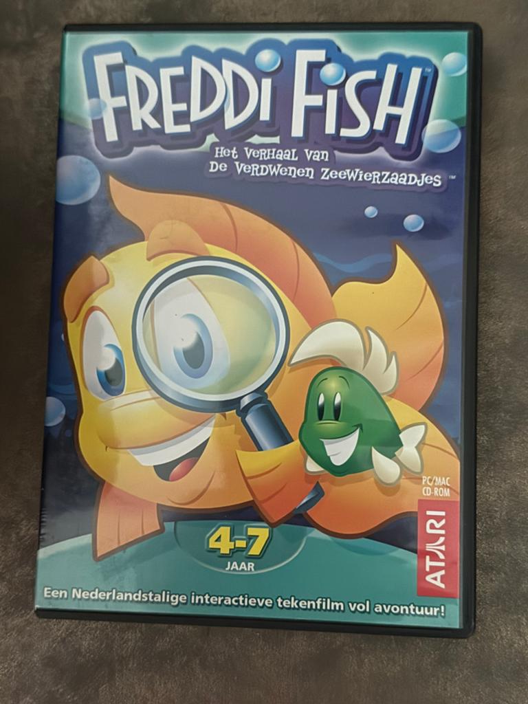 Freddi Fish: Het Verhaal van de Verdwenen Zeewierzaadjes, Spelcomputers en Games, Games | Pc, Puzzel en Educatief, Gebruikt, 1 speler