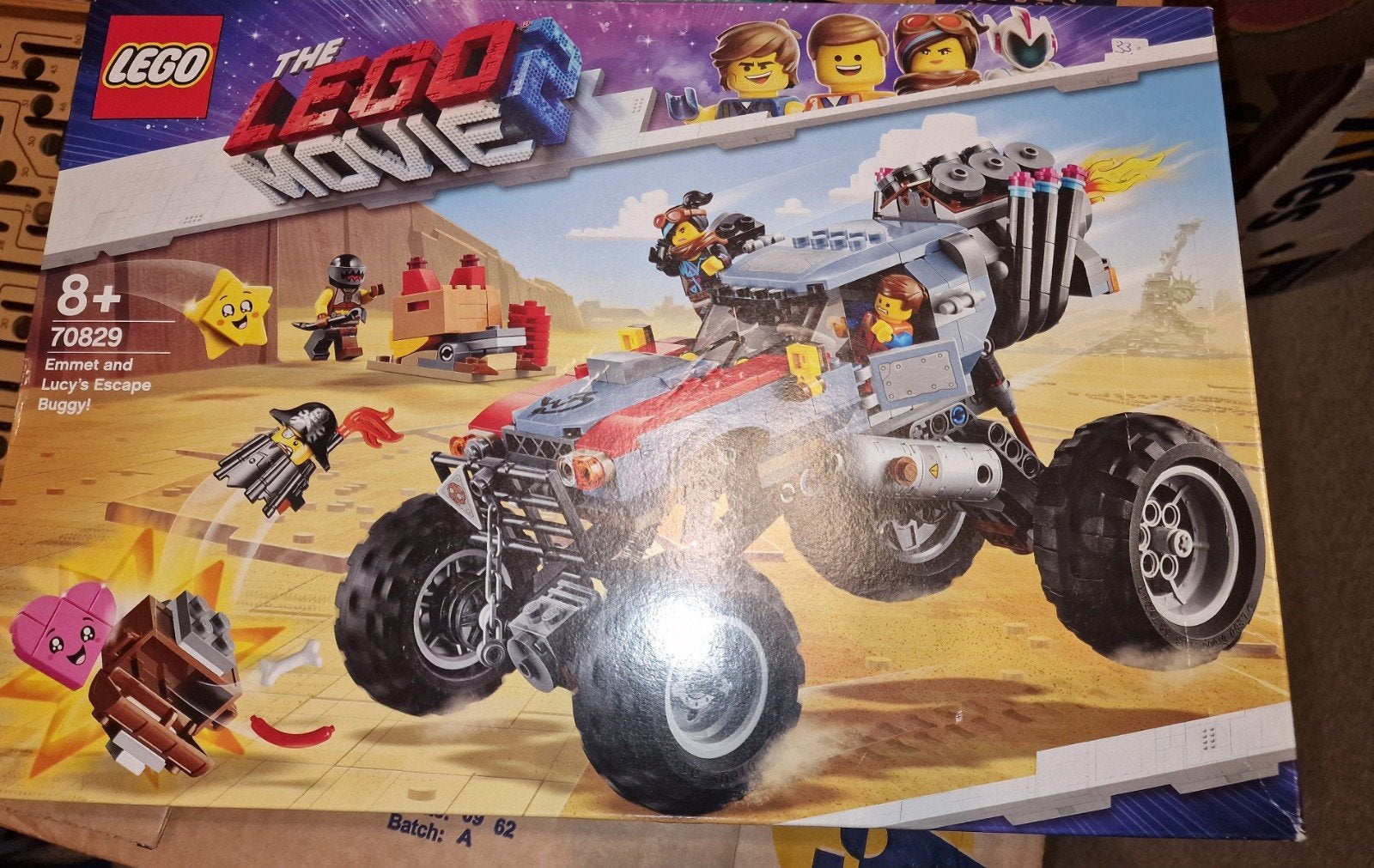 LEGO The Movie 2 70829 Emmet en Lucy's Ontsnappingsbuggy, Lego, Nieuw, Ophalen of Verzenden, Inclusief accessoires