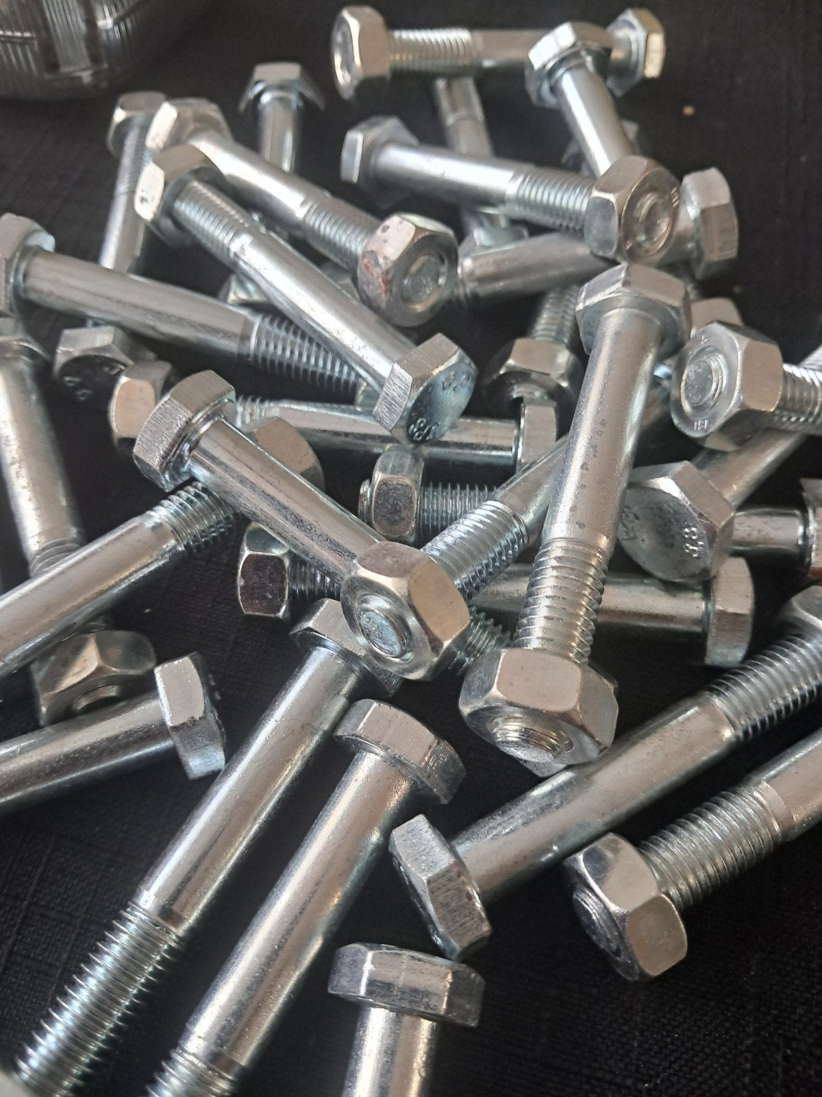 Zeskantbouten 100stuks met moeren 25.oo, Ophalen of Verzenden, Nieuw, Bouten of Moeren