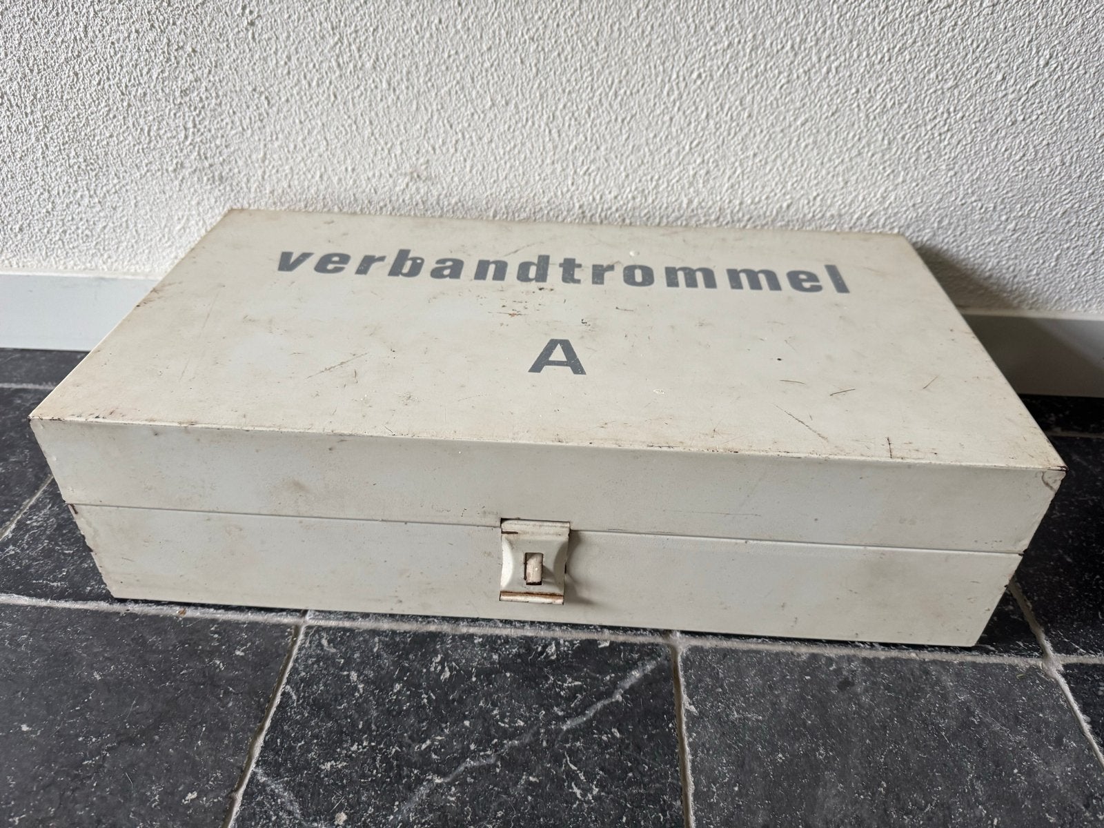 Vintage verbandtrommel, Verzamelen, Ophalen of Verzenden, Huis en Inrichting