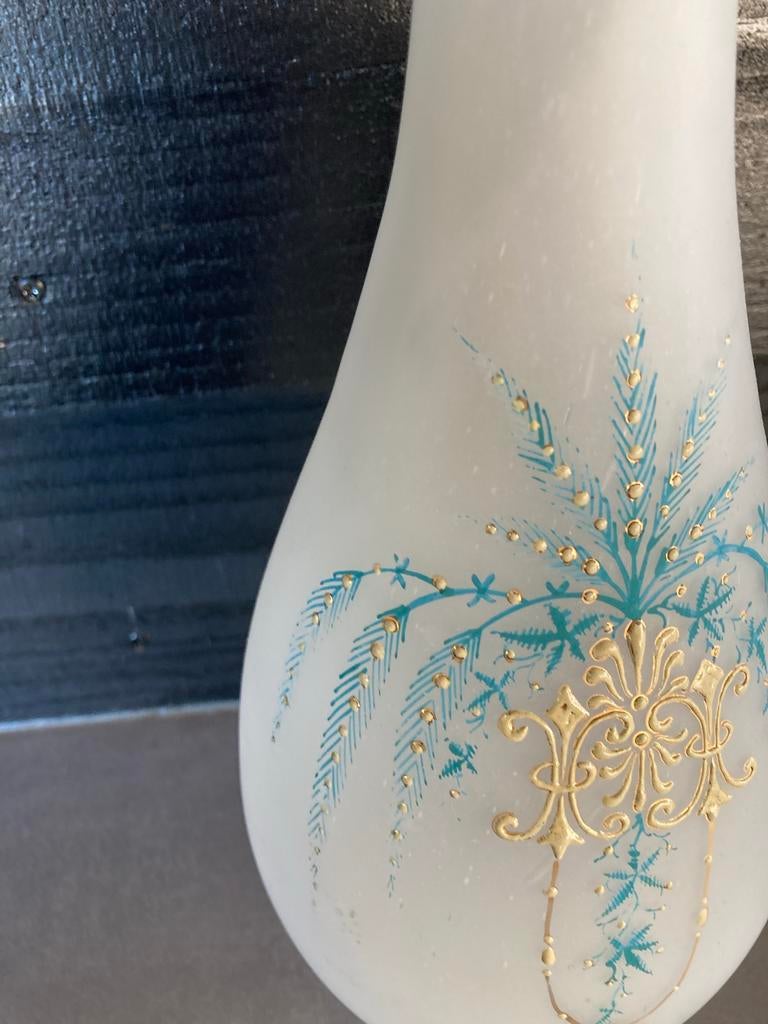 Opaline vaas, Antiek en Kunst, Antiek | Vazen, Ophalen of Verzenden
