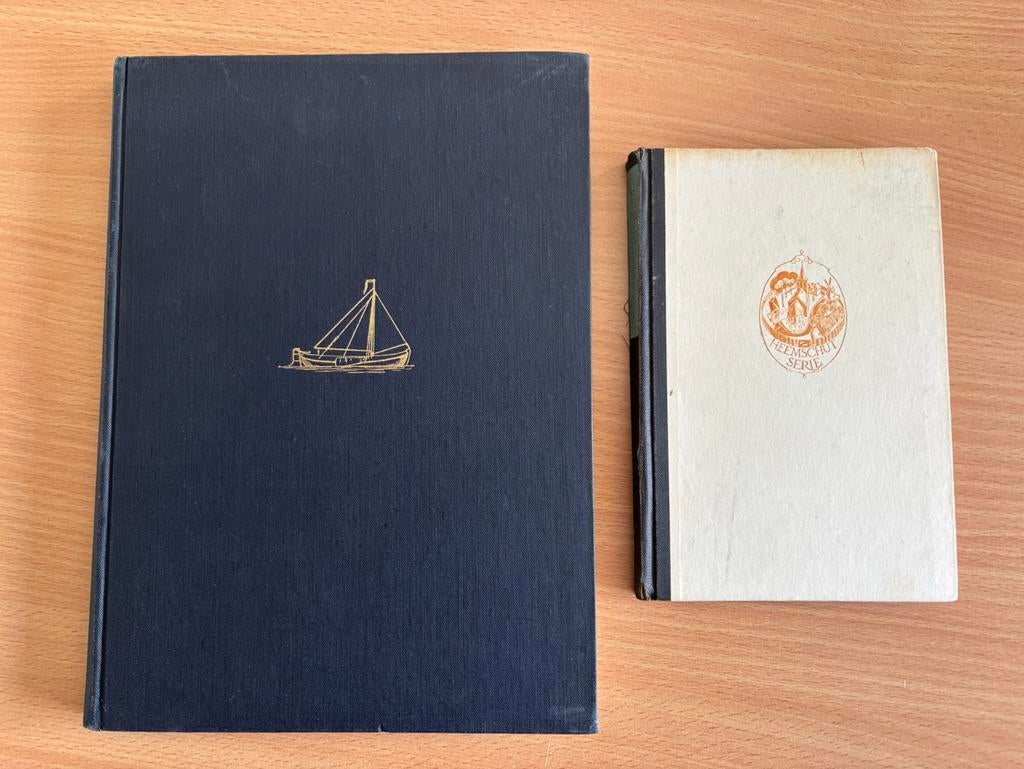2 boeken historie zeilende binnenvaart (Sopers en Crone), Boeken, Verzenden, Gelezen, Boot