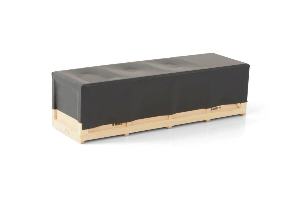 WSI Loads: HOUTEN KIST MET ZEIL - 19x5,5x6 cm, Hobby en Vrije tijd, Nieuw, Ophalen of Verzenden, Bus of Vrachtwagen, Wsi