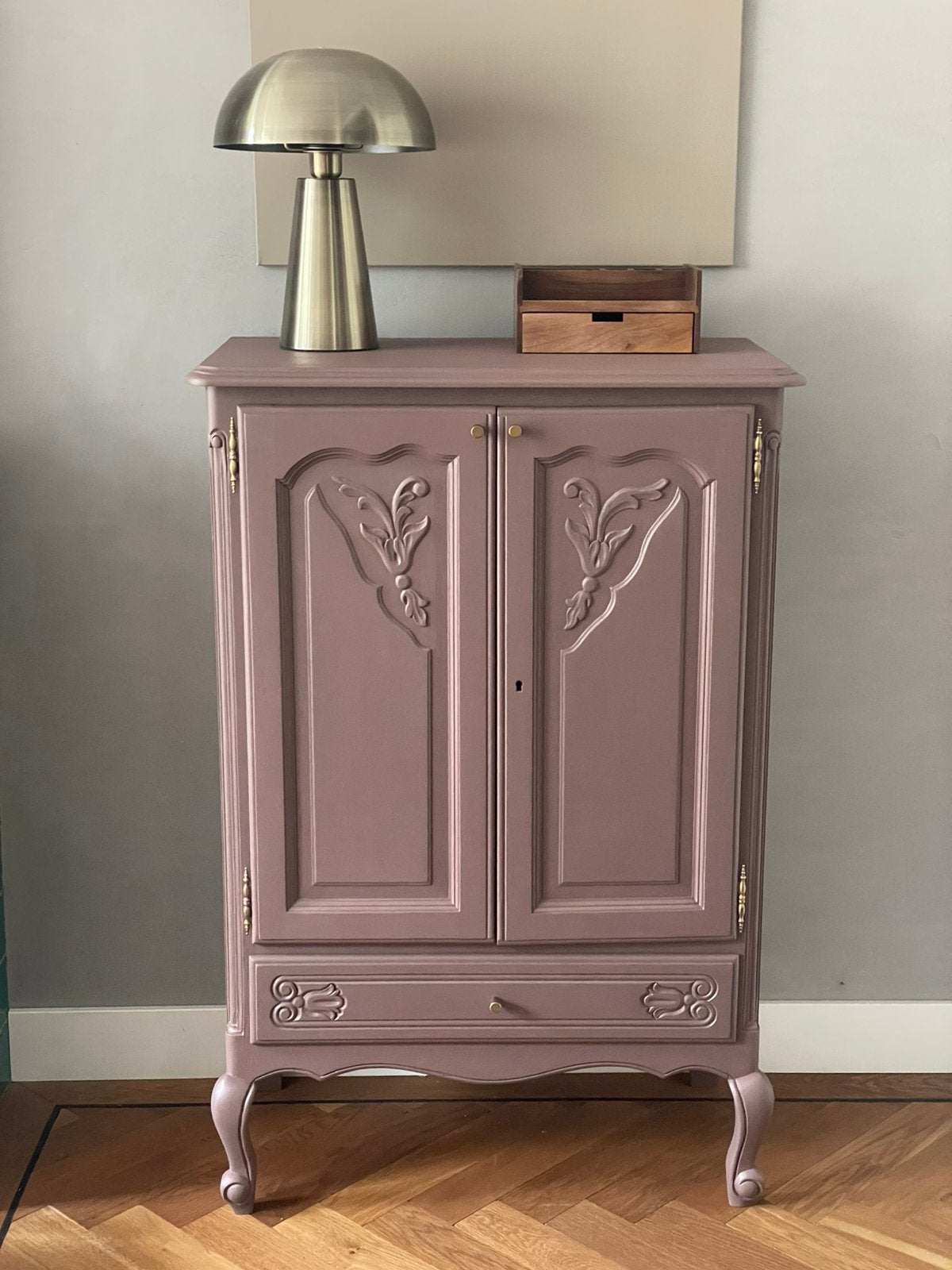 Kastje  antiek vintage helemaal opgeknapt, Huis en Inrichting, Ophalen, Met deur(en), Eikenhout, 50 tot 100 cm