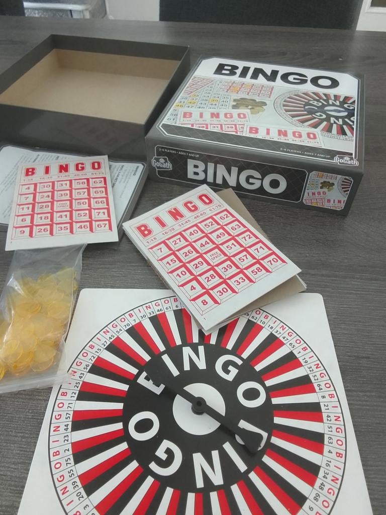 Goliath Bingo Spel - Compleet en in goede staat, Vijf spelers of meer, Ophalen, Zo goed als nieuw, Goliath