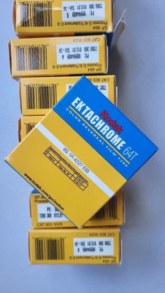 Kodak Ektachrome 64T Super 8 analoge film, Audio, Tv en Foto, Filmrollen, Ophalen of Verzenden, 8mm film