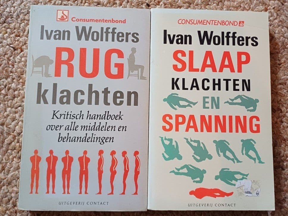 Ivan Wolffers: Rugklachten & Slaapklachten en Spanning, Ophalen of Verzenden, Gelezen, Ivan Wolffers