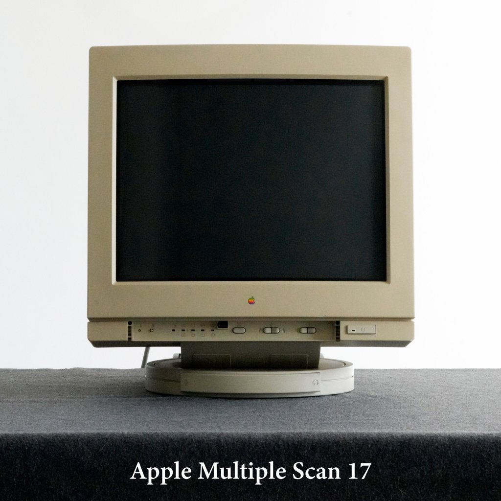 Apple Multiple Scan 17 Display (vintage CRT) WORKING, Computers en Software, Vintage Computers, Ophalen, Apple