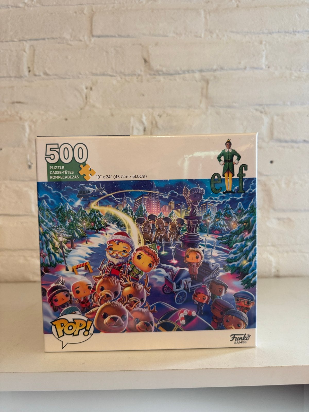 Funko Pop! Elf Kerstpuzzel 500 stukjes, Ophalen of Verzenden, 500 t/m 1500 stukjes, Zo goed als nieuw, Legpuzzel