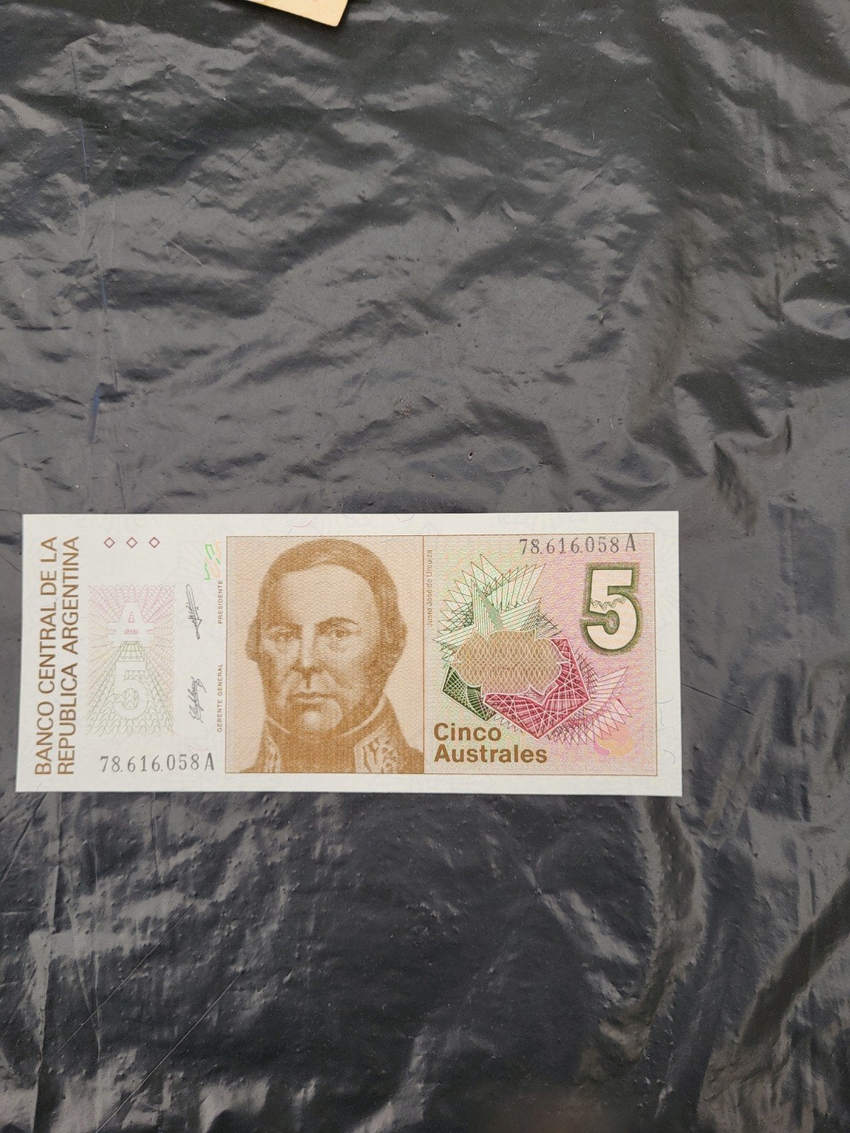 Argentinië- Cunco Australes (B2), Postzegels en Munten, Bankbiljetten | Amerika, Ophalen of Verzenden, Zuid-Amerika