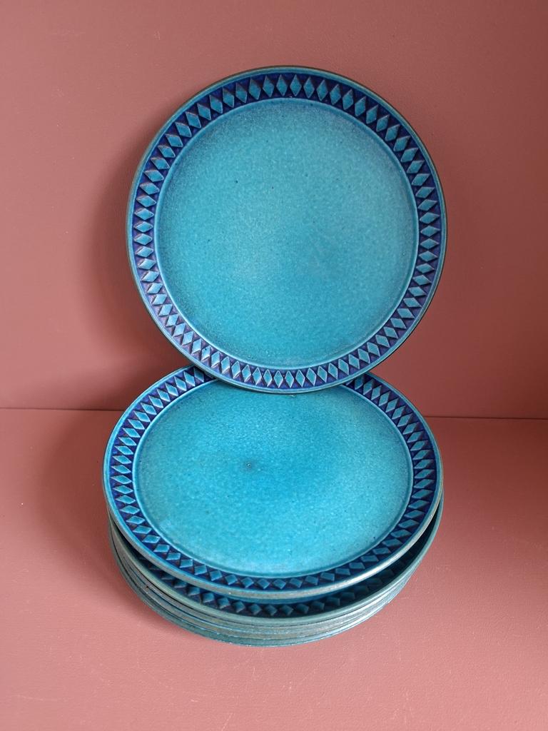 Vintage gebakset van Ceramano West Germany zeldzaam!, Ophalen of Verzenden, Zo goed als nieuw, Bord