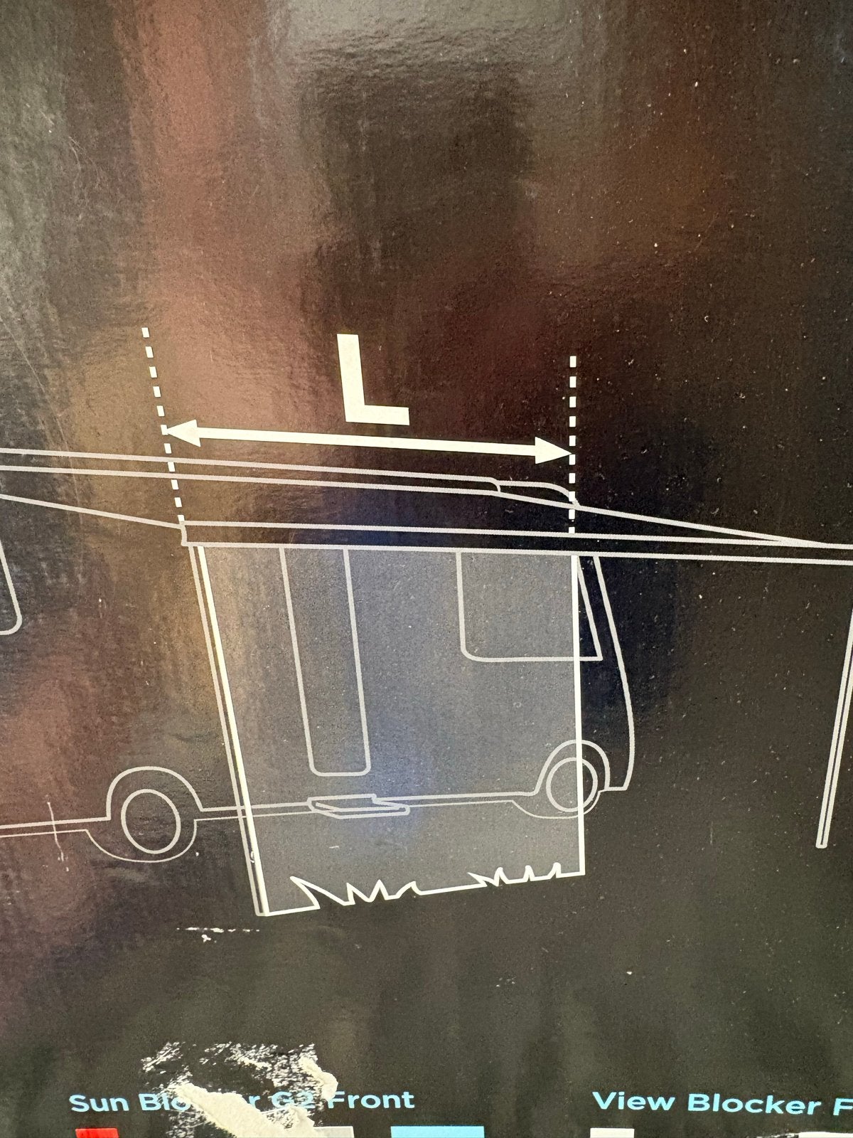 Thule Sun Blocker G2 Front - Zonwering voor Luifel, Caravans en Kamperen, Caravan accessoires, Ophalen of Verzenden, Zo goed als nieuw