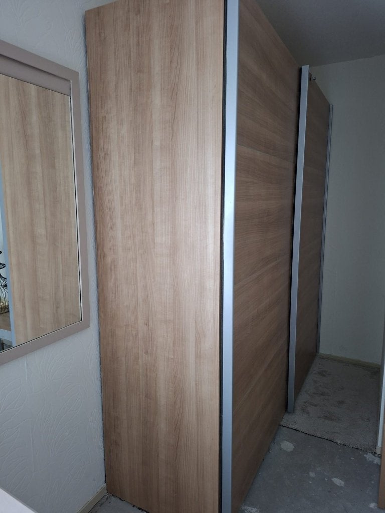 garderobekast, Gebruikt, Eikenhout, 200 cm of meer, 150 tot 200 cm