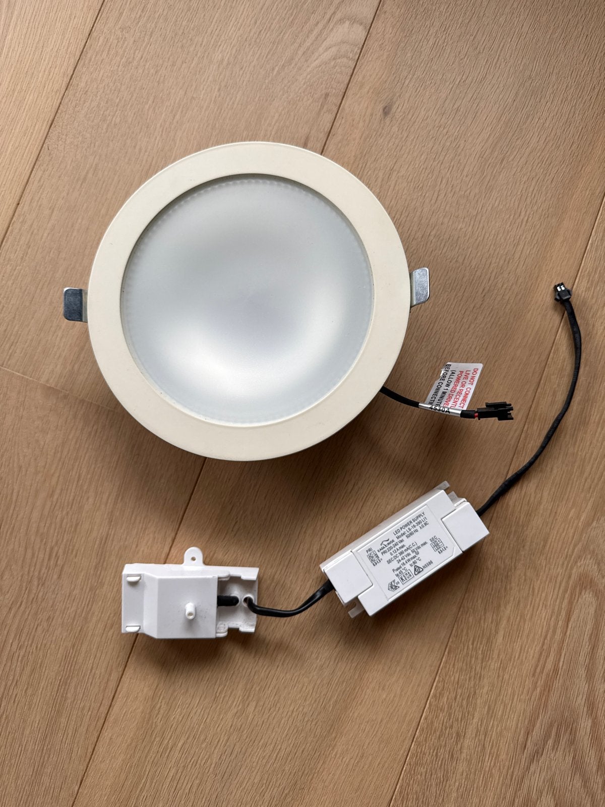Luminance Inbouw LED Spot 15W Warm Wit, Led-lamp, Met schakelaar, Ophalen of Verzenden, Zo goed als nieuw
