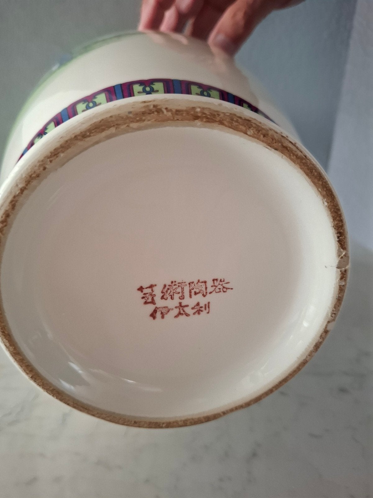 Grote Chinese Vaas met Handgeschilderde Scènes, Antiek en Kunst, Antiek | Vazen, Ophalen of Verzenden