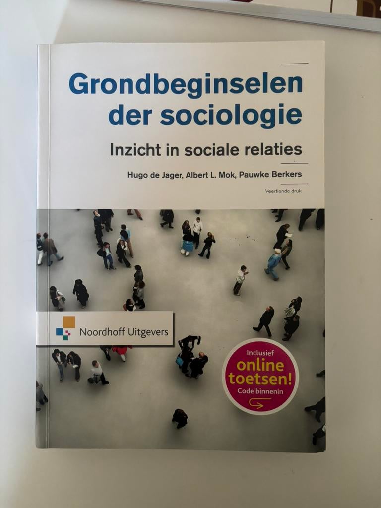 Hugo de Jager - Grondbeginselen der sociologie, Sociale wetenschap, Ophalen of Verzenden, Zo goed als nieuw, Hugo de Jager; Pauwke Berkers; Albert L. Mok