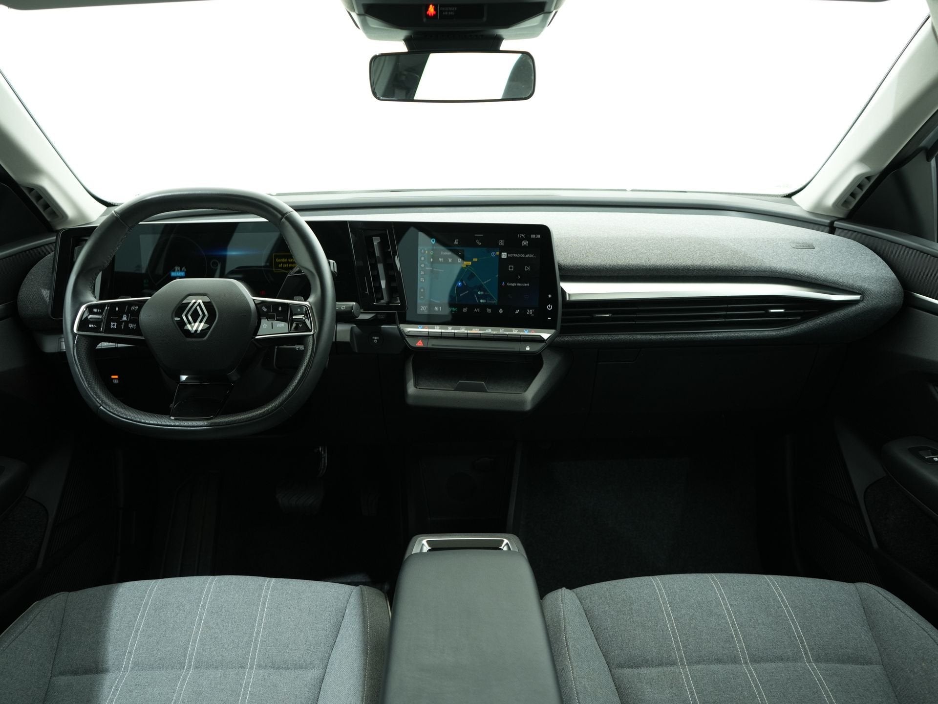 Renault Mégane E-Tech EV60 OPTIMUM CHARGE 220PK TECHNO | Pa, Auto's, Zwart, Leder en Stof, Wit, Origineel Nederlands