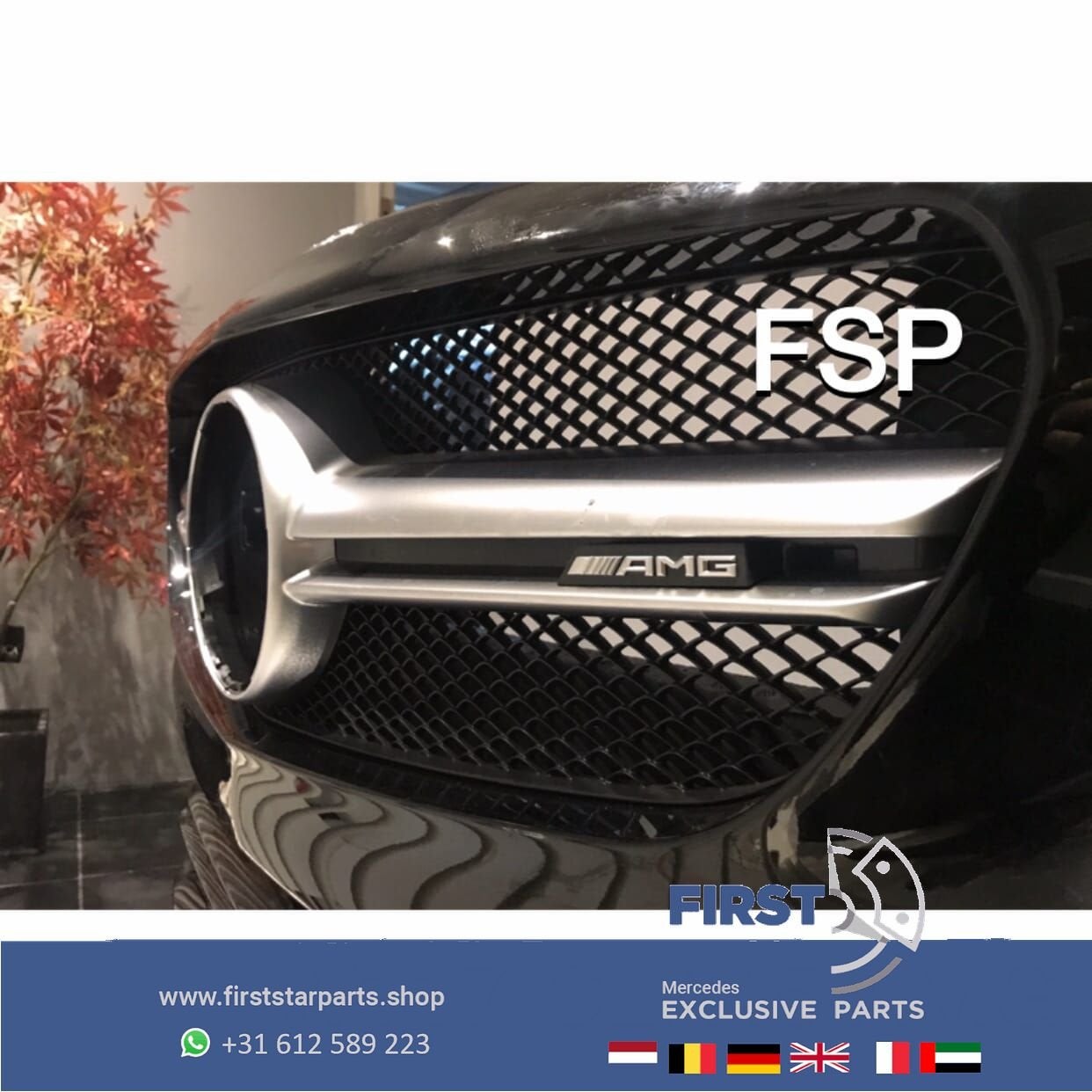 W117 C117 X117 CLA45 FACELIFT AMG VOORBUMPER ZWART COMPLEET, Auto-onderdelen, Gebruikt, -, Voor, Ophalen of Verzenden
