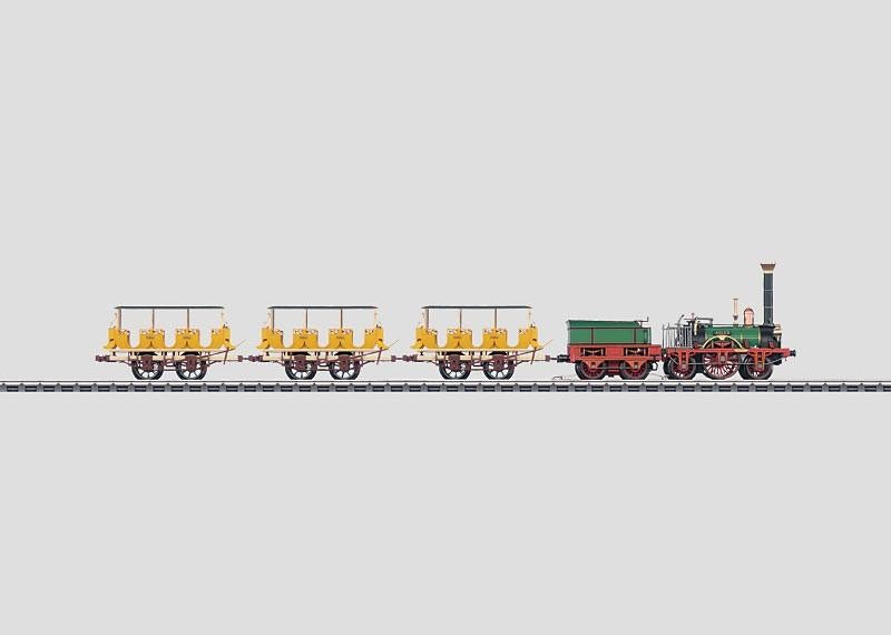 Marklin H0 26351 OVP Historische Adler in houten kist DB AG, Hobby en Vrije tijd, Modeltreinen | H0, Wisselstroom, Treinset, Ophalen of Verzenden