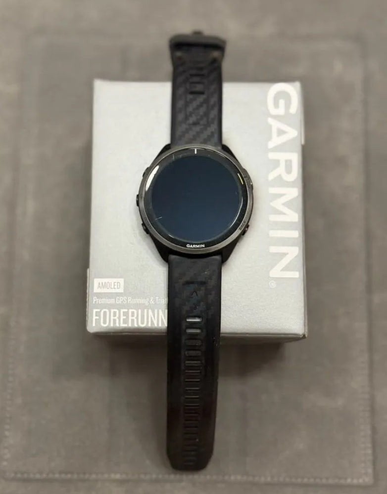 Garmin Forerunner 965 + Garmin Hrm Pro Plus, Zwart, Garmin, Ophalen of Verzenden, Zo goed als nieuw