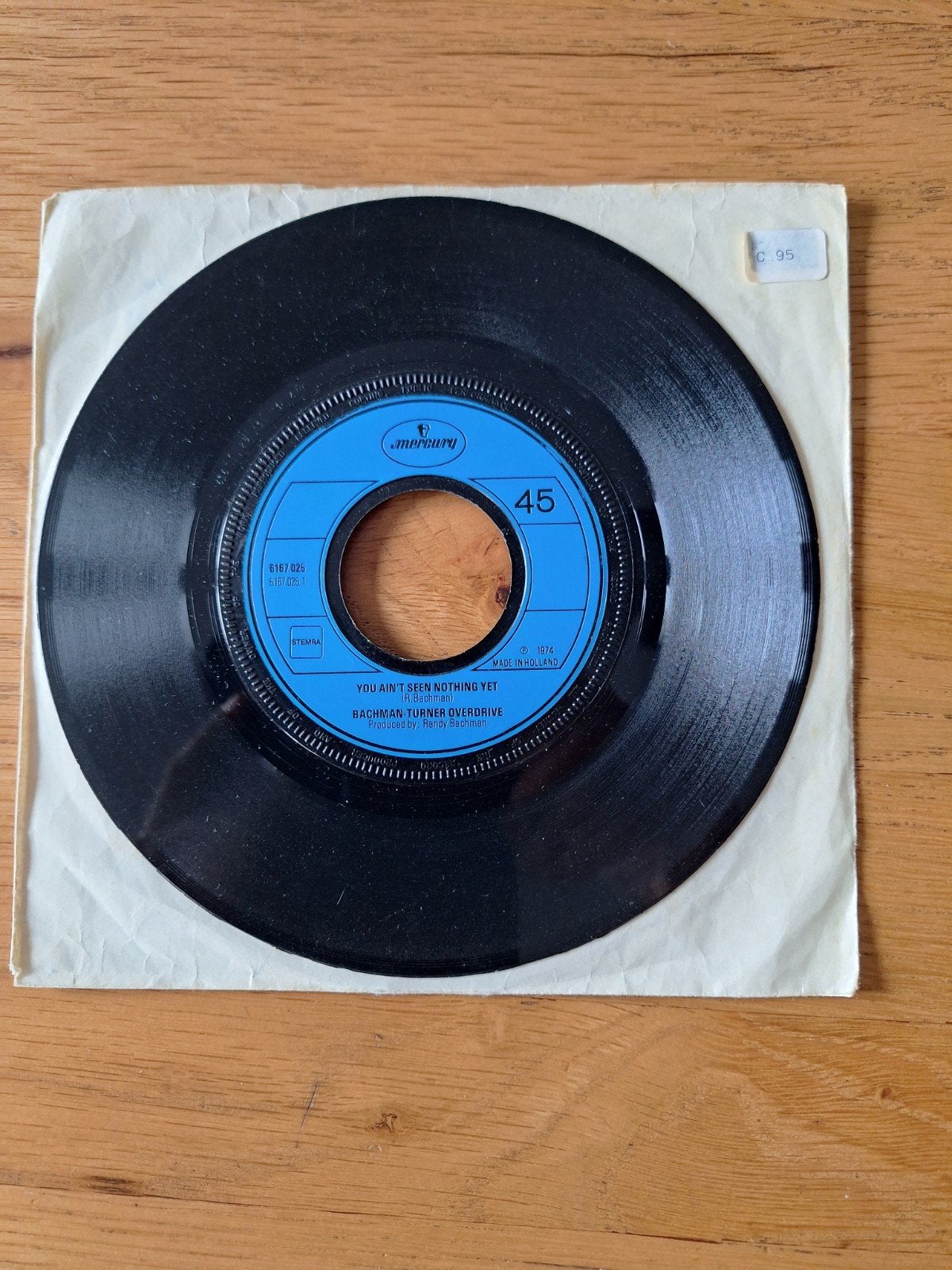Bachman-Turner Overdrive - You Ain't Seen Nothing Yet Single, Ophalen of Verzenden, Gebruikt, Rock en Metal