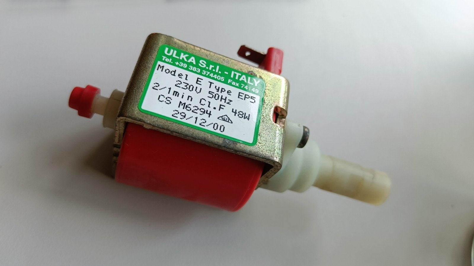 ULKA EP5 pomp voor espressomachine, Ophalen, Gebruikt