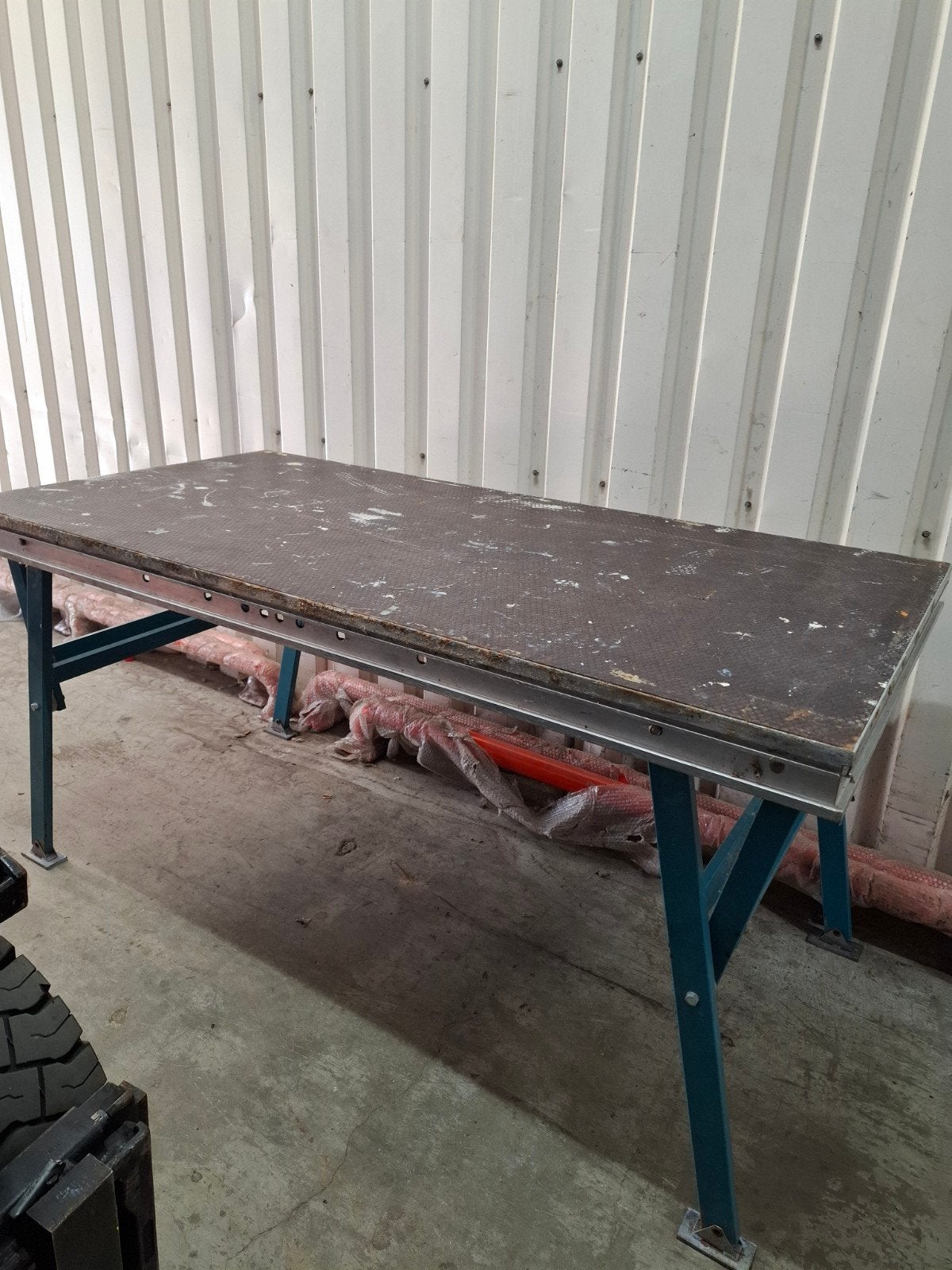 Stevige in hoogte verstelbare werkbank 100x200 cm, Ophalen
