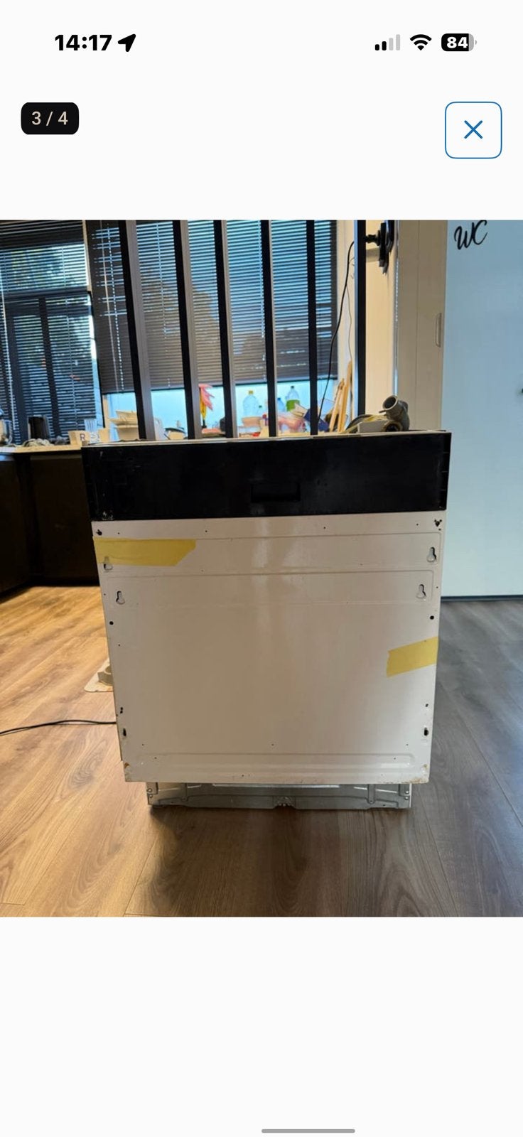 ETNA inbouw vaatwasser, model 91083-1T, Witgoed en Apparatuur, Vaatwasmachines, Ophalen, Zo goed als nieuw, Inbouw, 85 tot 90 cm