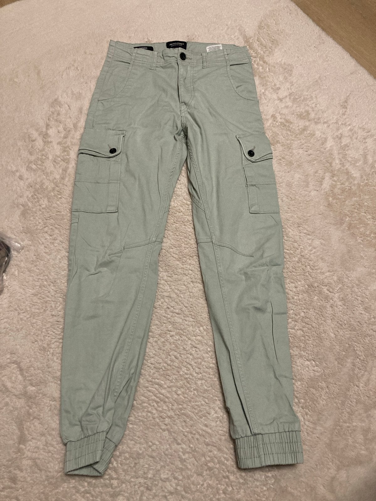 Jack & Jones Cargo Broek Jongen XS, Ophalen, Gedragen, Maat 46 (S) of kleiner, Groen