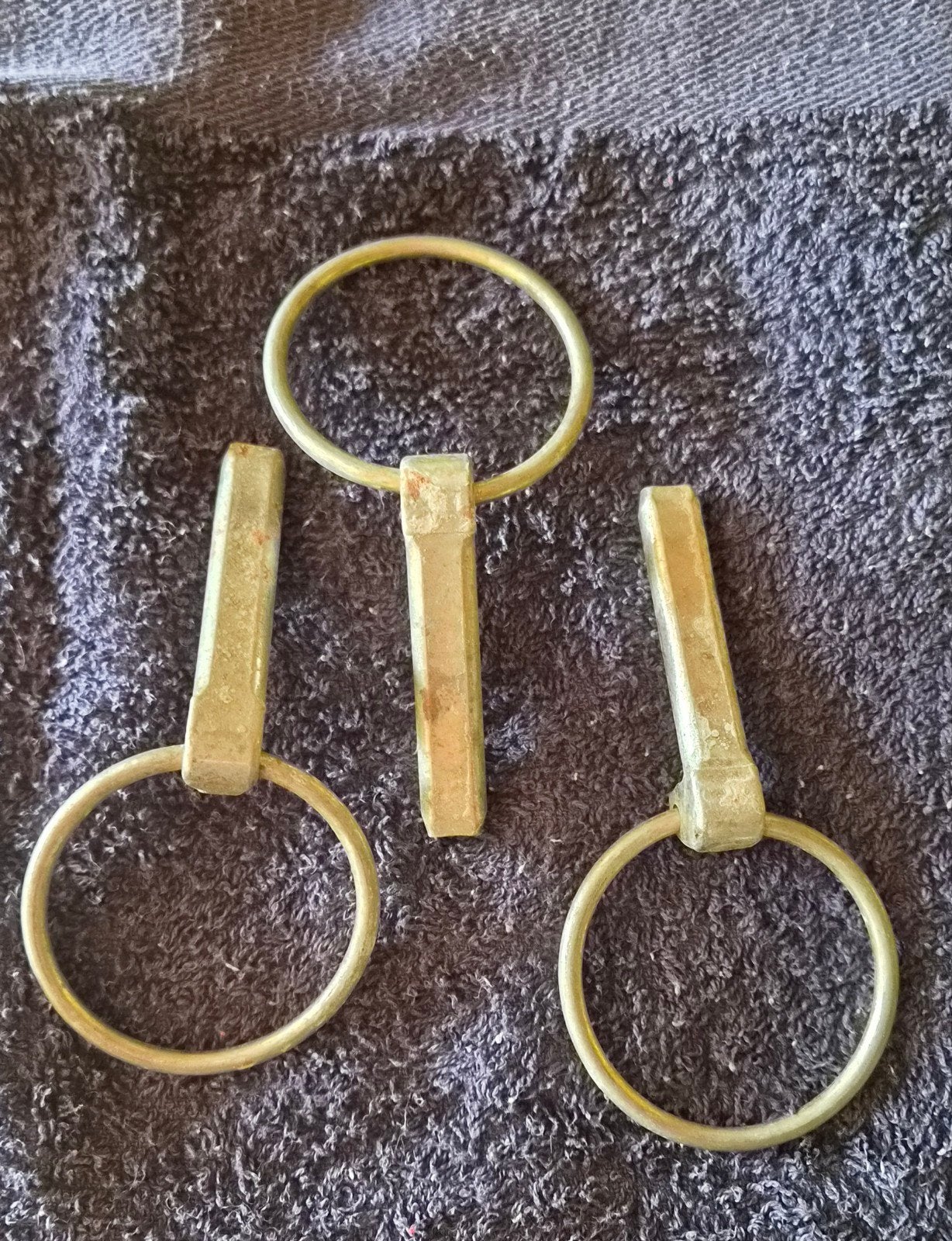 Set van 3 metalen borgpennen, Ophalen of Verzenden