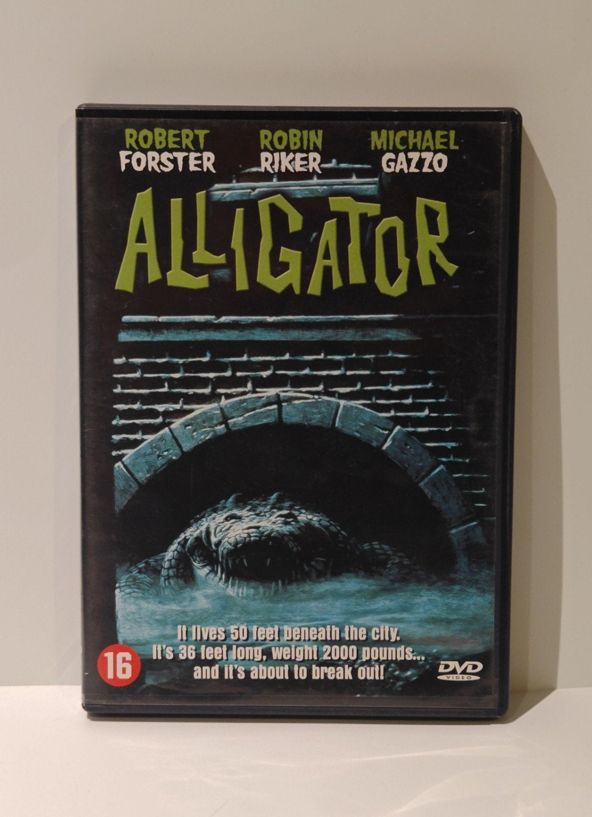 Alligator DVD - Klassieke horror film cult 1980 riool, Engels, Vanaf 16 jaar, Nederlands, Inclusief doosje