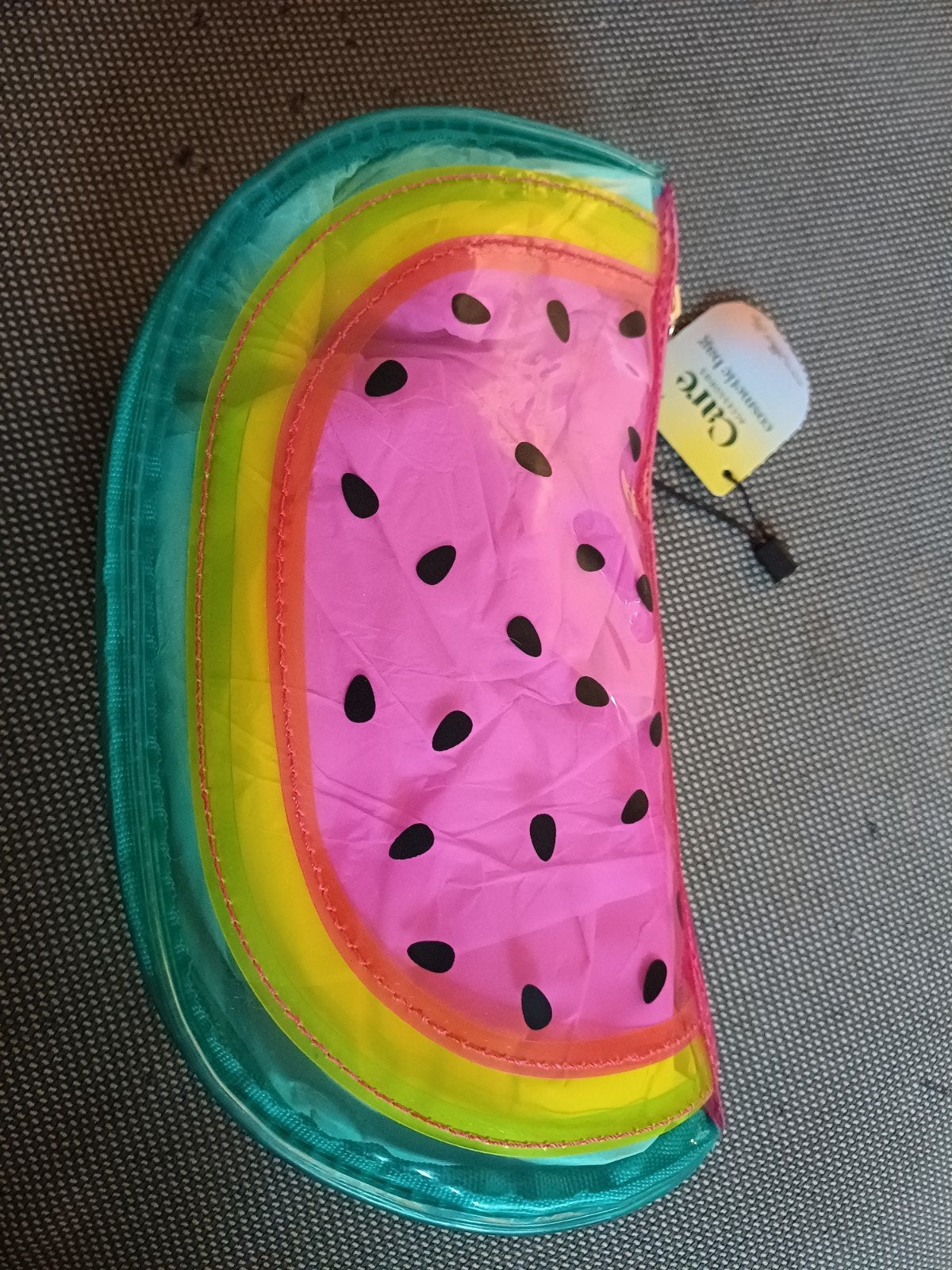 Leuke watermeloen etui/cosmeticatasje van Care, Sieraden, Tassen en Uiterlijk, Ophalen of Verzenden, Nieuw, Meerkleurig, Meisje