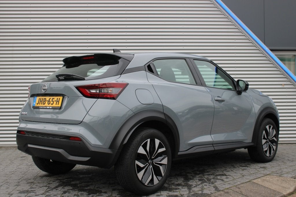 Nissan Juke 1.0 DIG-T Acenta | Clima | Stoelverwarming | Cam, Voorwielaandrijving, Stof, Bedrijf, Handgeschakeld