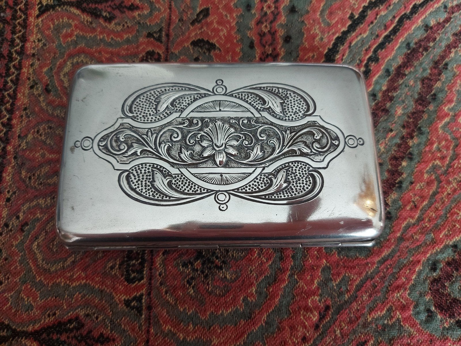 Antieke sigaretten houder, Verzamelen, Ophalen of Verzenden, Tabaksdoos of Verpakking