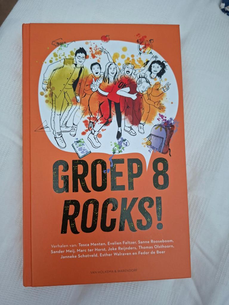 Groep 8 Rocks! - Spannende verhalen voor groep 8, Ophalen of Verzenden, Zo goed als nieuw, Tosca Menten, Evelien Feltzer, Sanne Rooseboom e.a.
