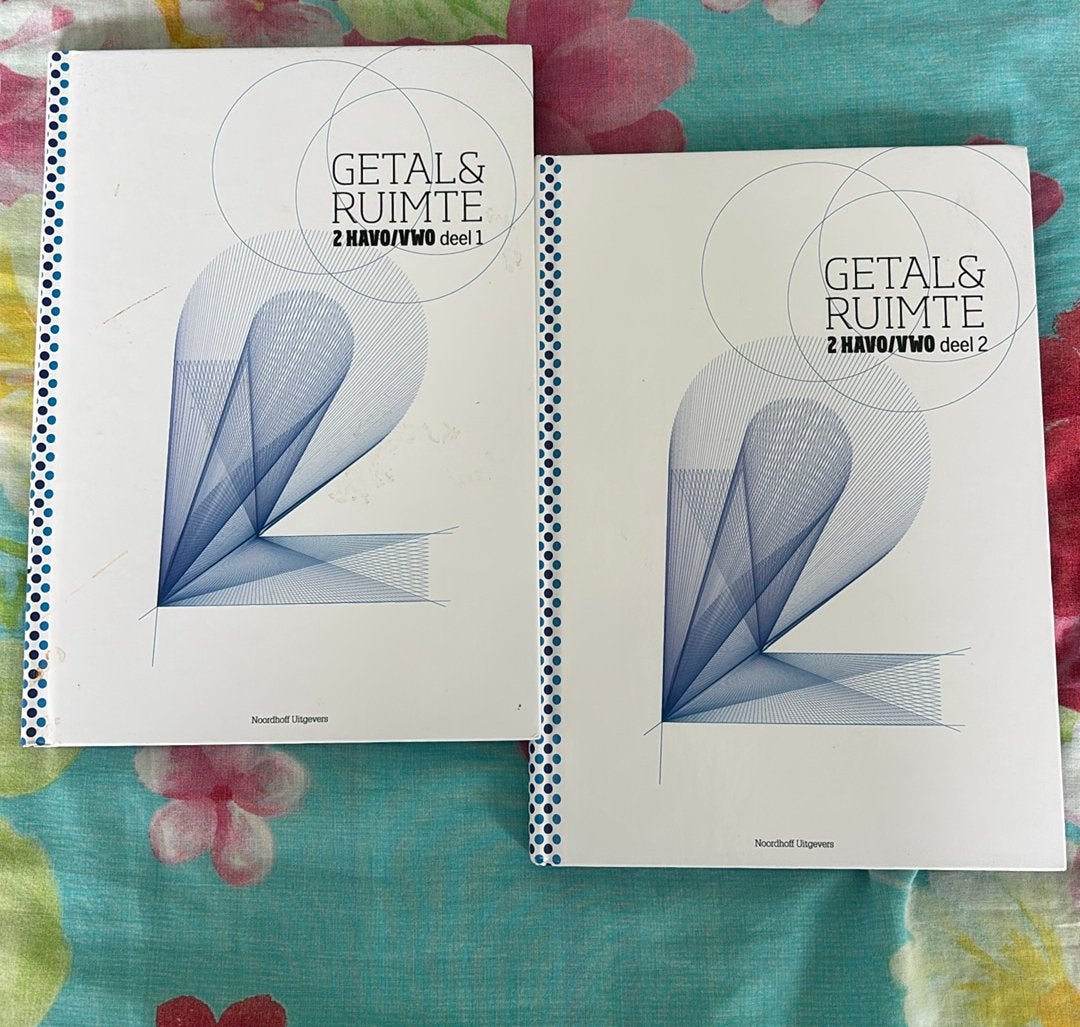 Getal & Ruimte 10e ed havo/vwo 2 leerboek deel 1&2, Boeken, Verzenden, Zo goed als nieuw, Overige niveaus, Wiskunde B