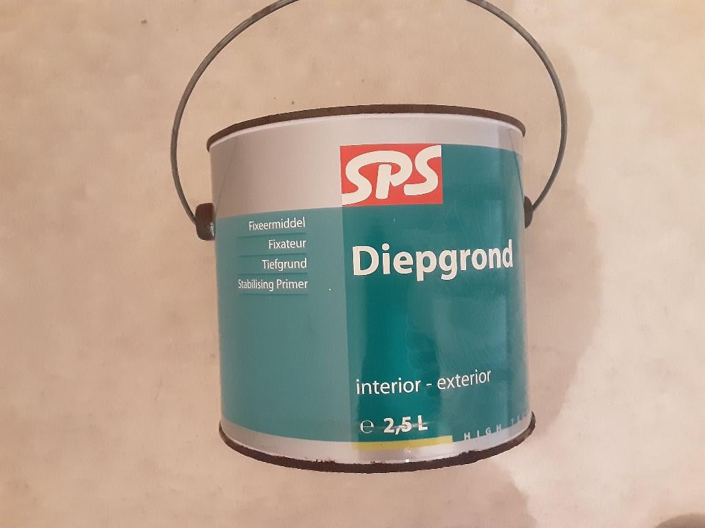 Voorstrijkmiddel / diepgrond, Ophalen, Zo goed als nieuw, Wit