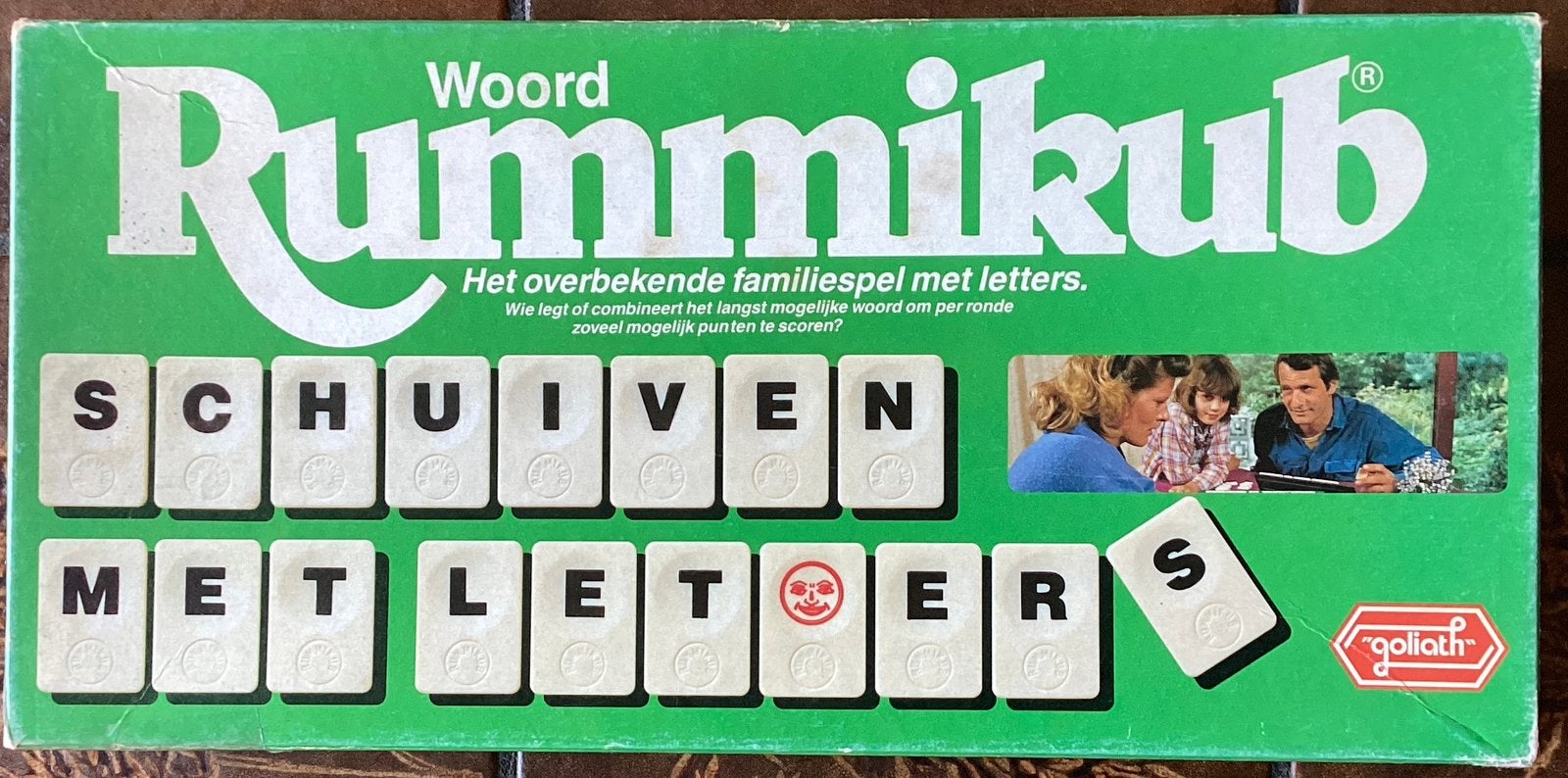 Compleet Woord rummikub met grote stenen, Hobby en Vrije tijd, Gezelschapsspellen | Bordspellen, Ophalen of Verzenden, Gebruikt