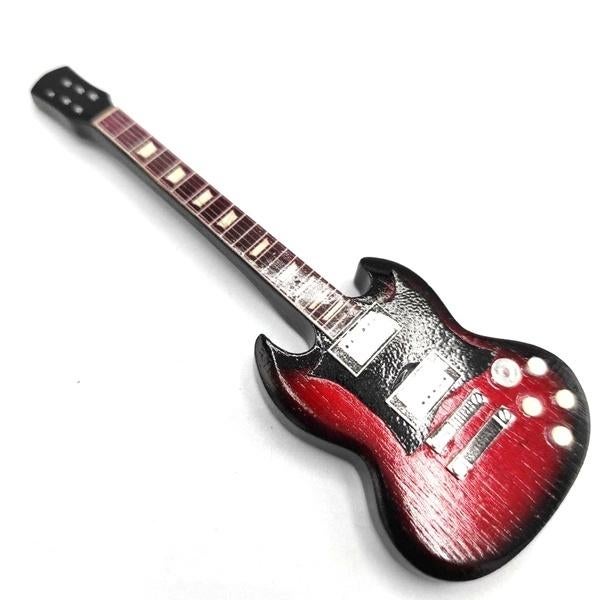Angus Young ACDC gitaar van hout magneet decoratie wanddeco, Info@deconoord.nl, Deco Noord, Nieuw, Ophalen of Verzenden