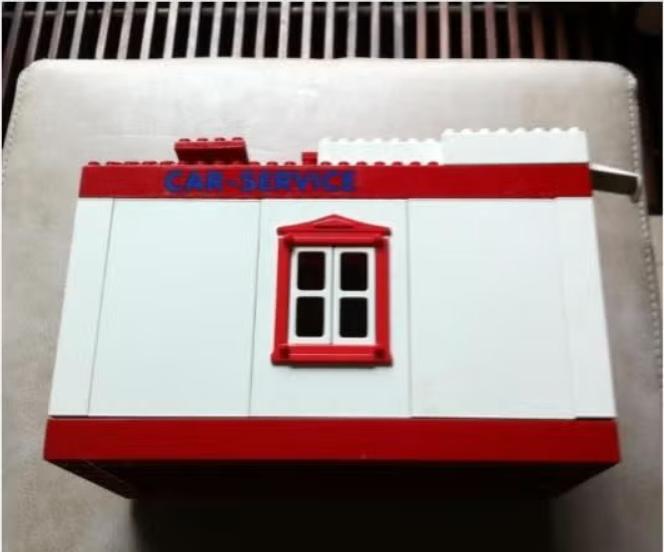 Lego garage vintage br 29cm H18 cm D17 cm, Ophalen of Verzenden, Gebruikt