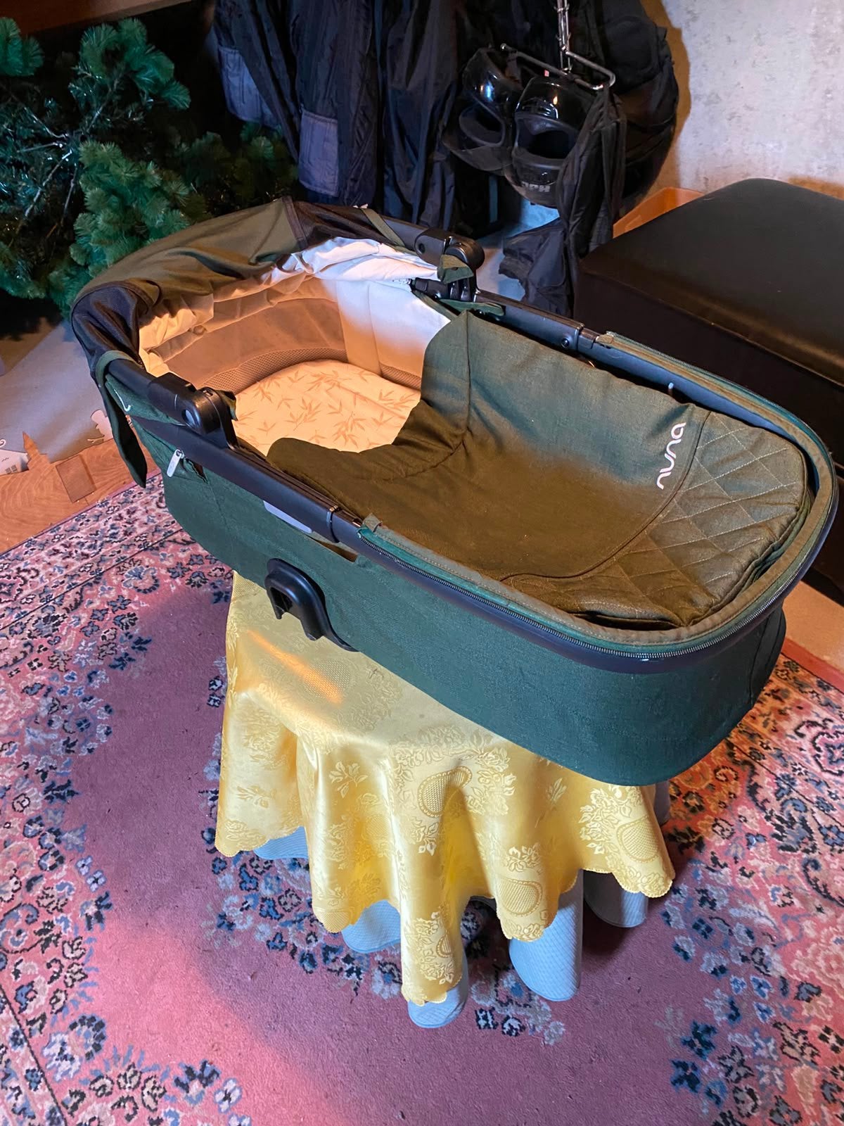 Nuna Demi Grow complete kinderwagen MET MAXI COSI, Gebruikt, Luchtbanden, Combiwagen, Ophalen