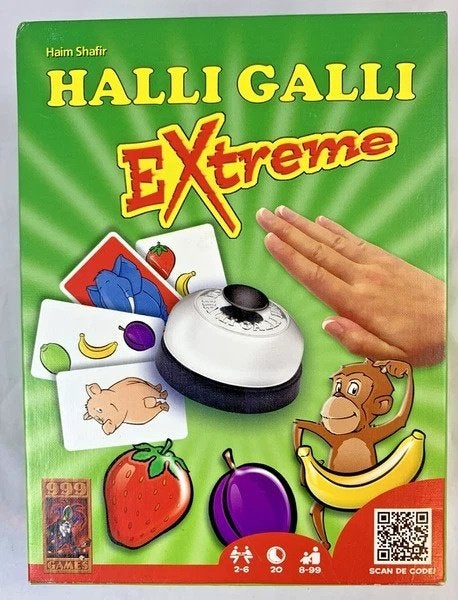 Halli Galli Extreme 999 Games Snel Reactiespel met Bel spel